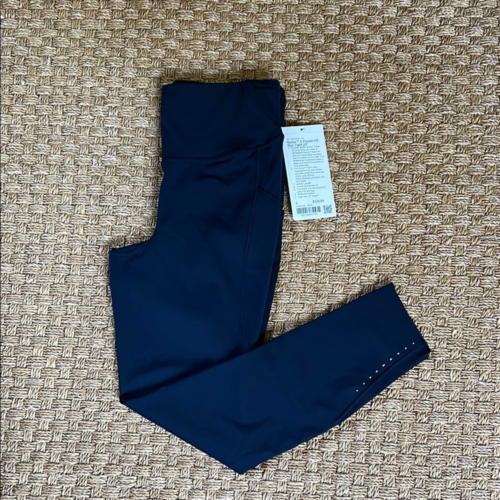 NWT Lululemon navy blue leggings